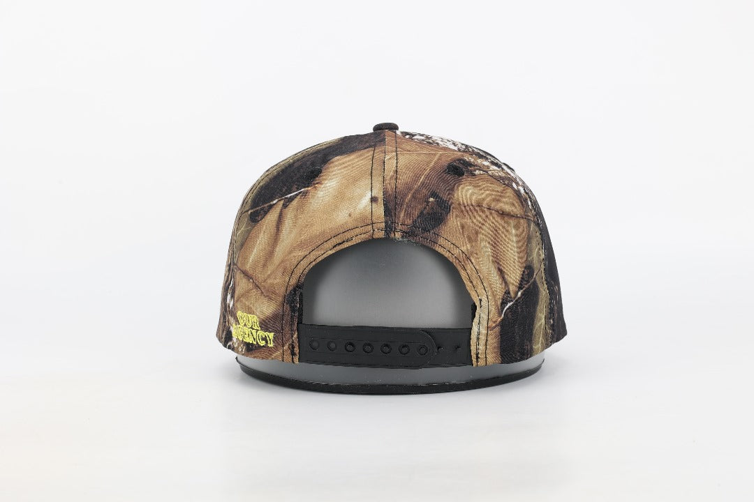 EACH DAY IS A BLESSING™ CAMO TRUCKER HAT (BACK) BY OUR AGENCY OY